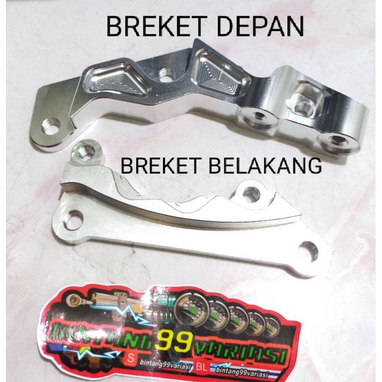 BREKET DEPAN BELAKANG MOTOR NMAX DISC STANDAR  UNTUK KALIPER BREMBO ATAU NISSIN DLL