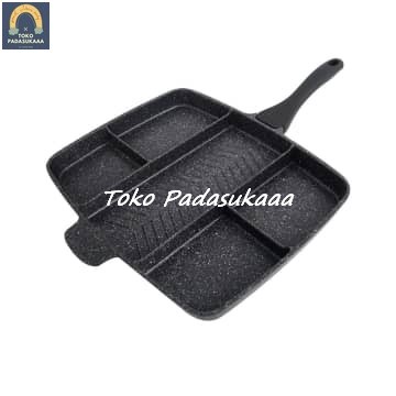 

Alat Masak Cooking Color Oryn Wajan Panggang 5 In1 - Hitam
