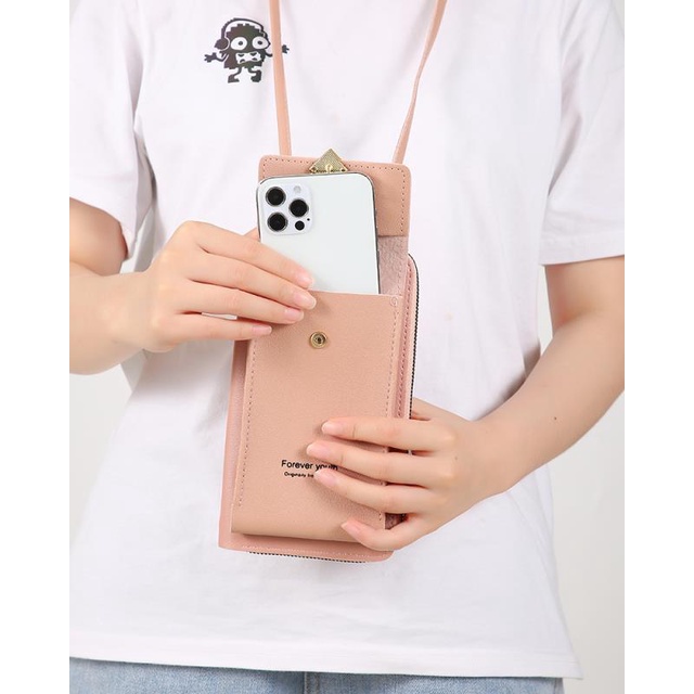 ( Fy ) Dompet Hp Panjang Wanita Free Tali Dompet HP Import Real Pict ForeverYoung