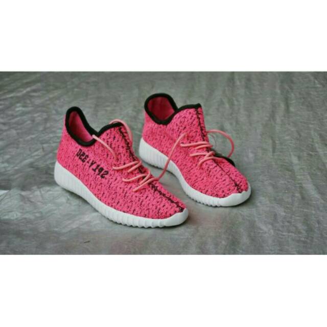 Sepatu sport Adidas yeezy sply-350  grade ori/pink casual cewek