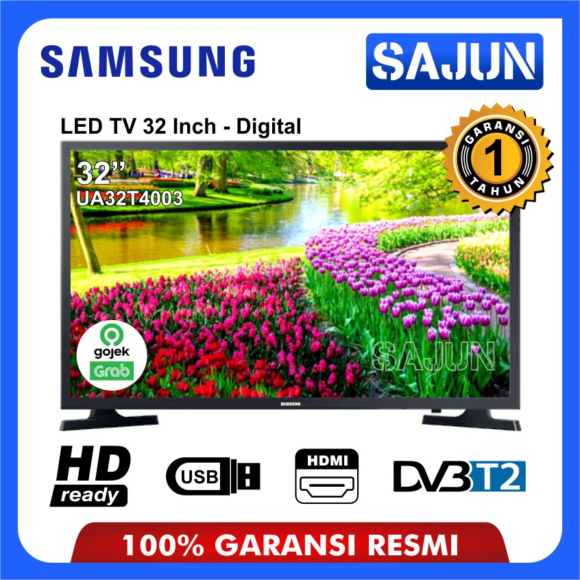 Samsung 32t4003 Tv Led 32 Inch Digital Tv Usb Movie Hd Ua32t4003 Shopee Indonesia