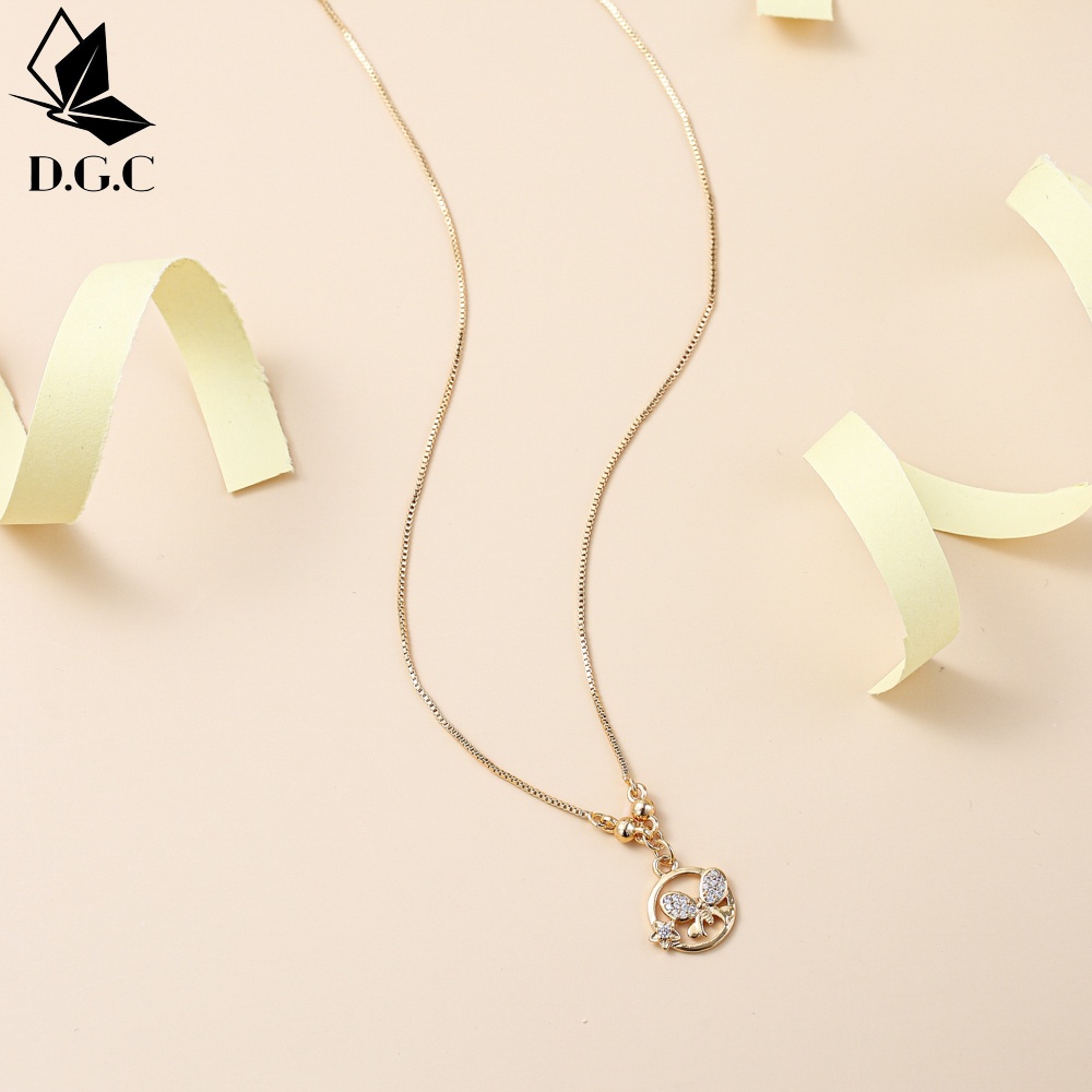 ✨D.G.C✨ COD Titanium  Fashion Kalung Wanita Stainless Steel Fashion Wanita Korea Kalung D035