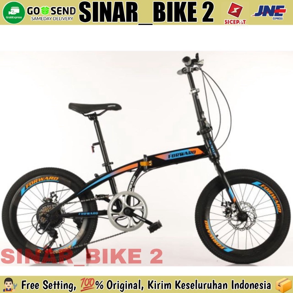 Sepeda Lipat 20 Inch FORWARD IRON STEEL 7 Speed