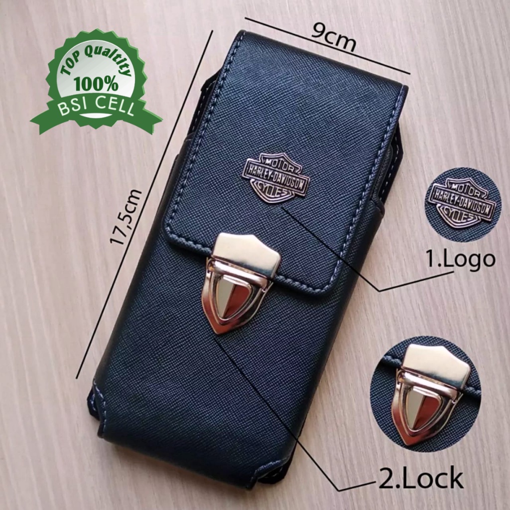 SARUNG PINGGANG HP DOMPET HP PINGGANG KULIT 1 SLOT UKURAN 6'5"INCHI//SARUNG HP KULIT PINGGANG PRIA /
