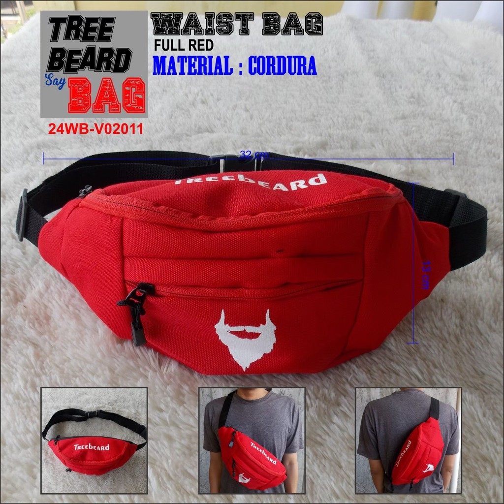 TERLARIS !! JD- TAS SLEMPANG ORIGINAL / TAS SLEMPANG WAISTBAG TERBARU ORIGINAL TREEBEARD