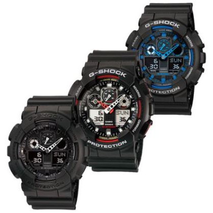 JAM TANGAN CASIO G-SHOCK GA-100 / GSHOCK GA100 ORIGINAL