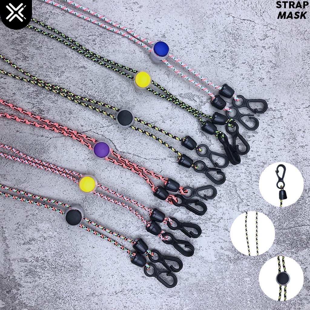 PROMO  Strap masker Motif Premium / Konektor masker / tali masker hijab
