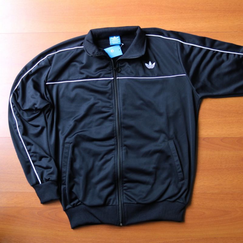 Jaket tracktop casual adidas night indigo