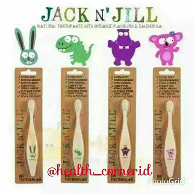 Jack &amp; Jill bio Toothbrush, Jack n Jill Toothbrush, Sikat Gigi Anak, Plastic Free