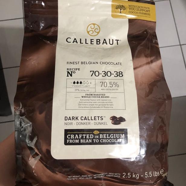

[KODE JA8CI] Callebaut Dark Noir 70,5 % Couverture per 100 gram