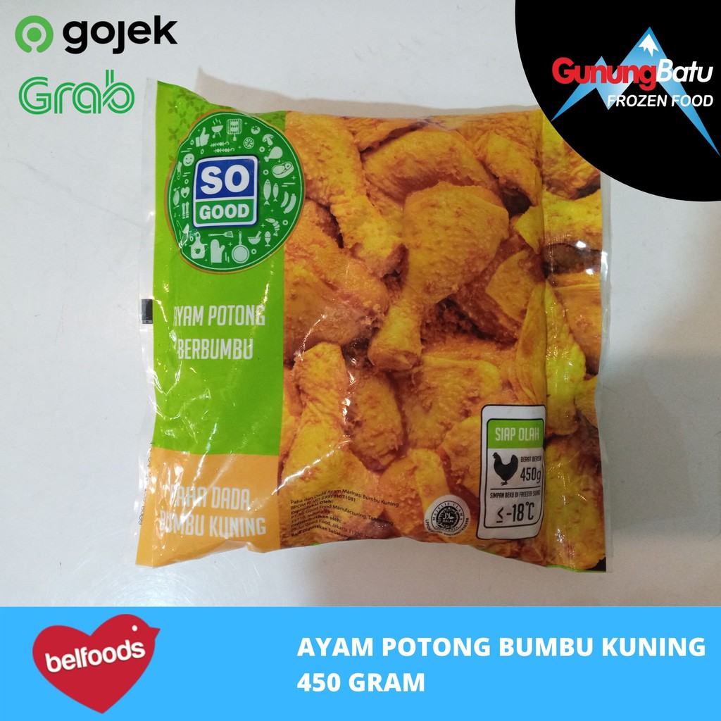 

SO GOOD AYAM POTONG BUMBU KUNING 450 GRAM