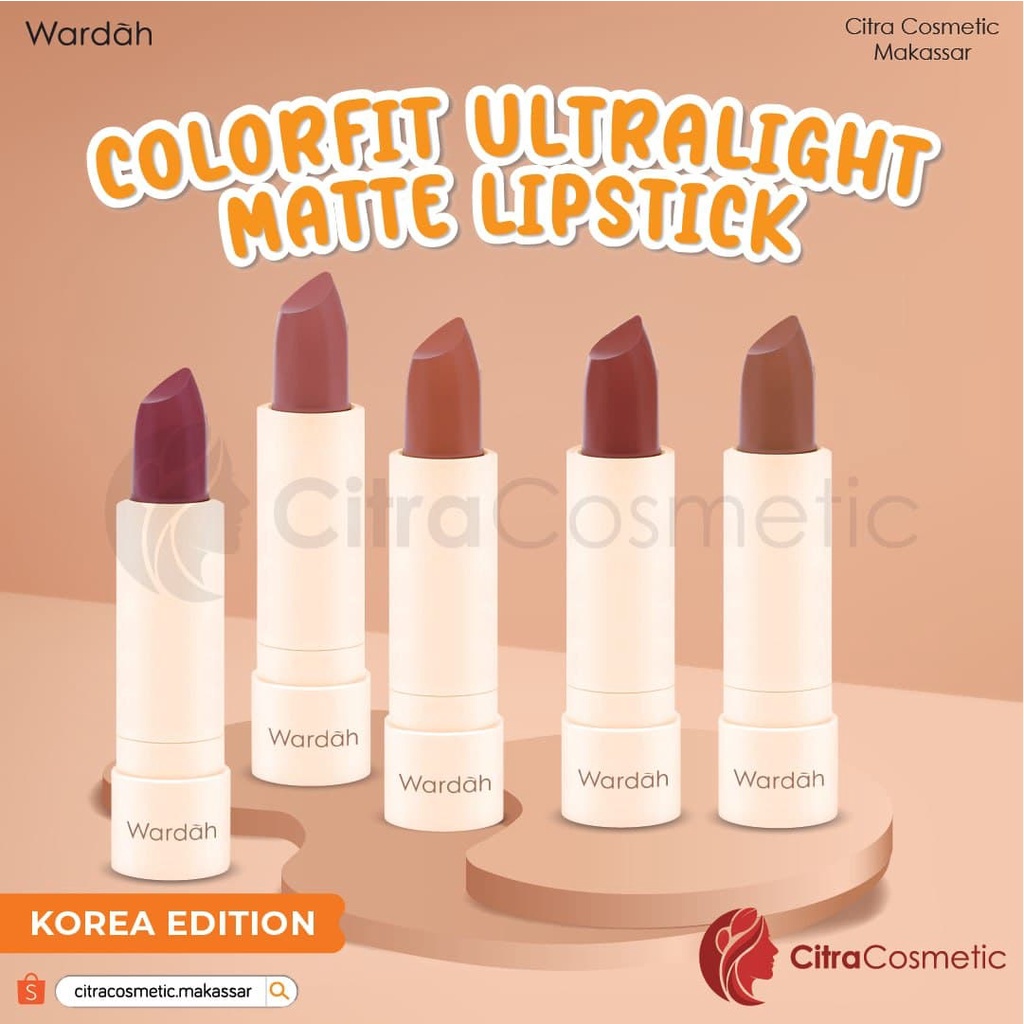 Wardah Colorfit Ultralight Matte Lipstick