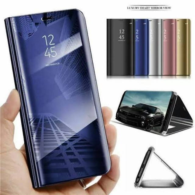 FLIP CASE VIVO Y19-V15-V15PRO-V17-V19-S1-21PRO-Y91/Y93/Y95 CLEAR VIEW