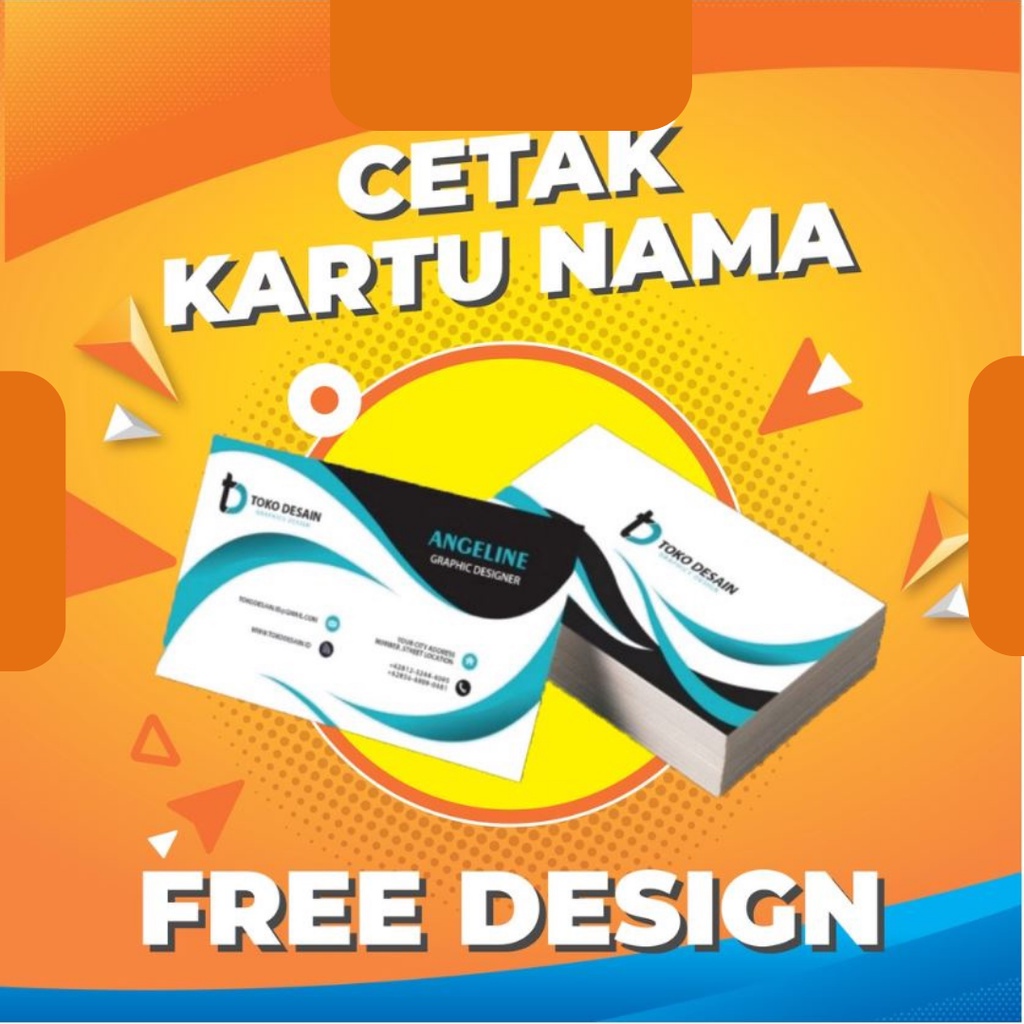 

Kartu Nama Free Desain Costum