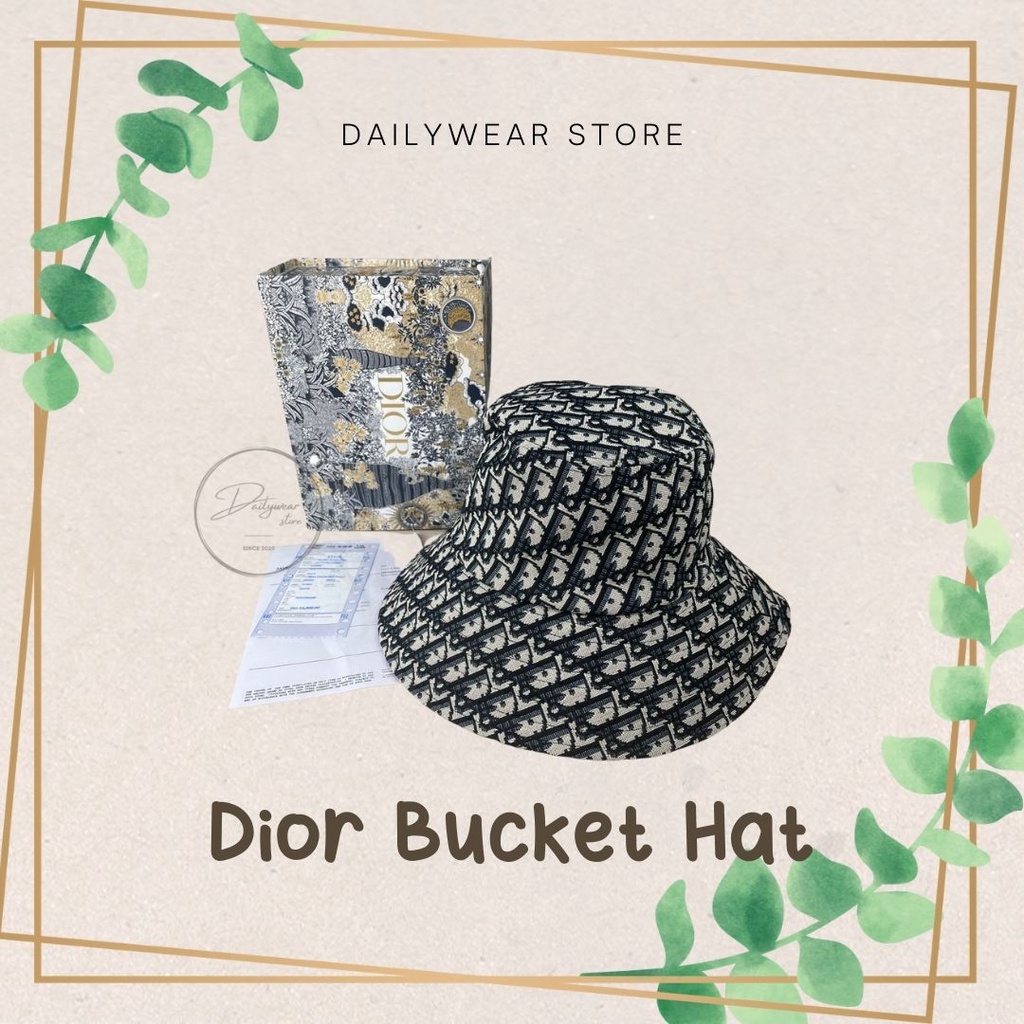 Dior Bucket Hat / Topi Petani Pria Wanita / Original 100% / Murah / Gratis Ongkir