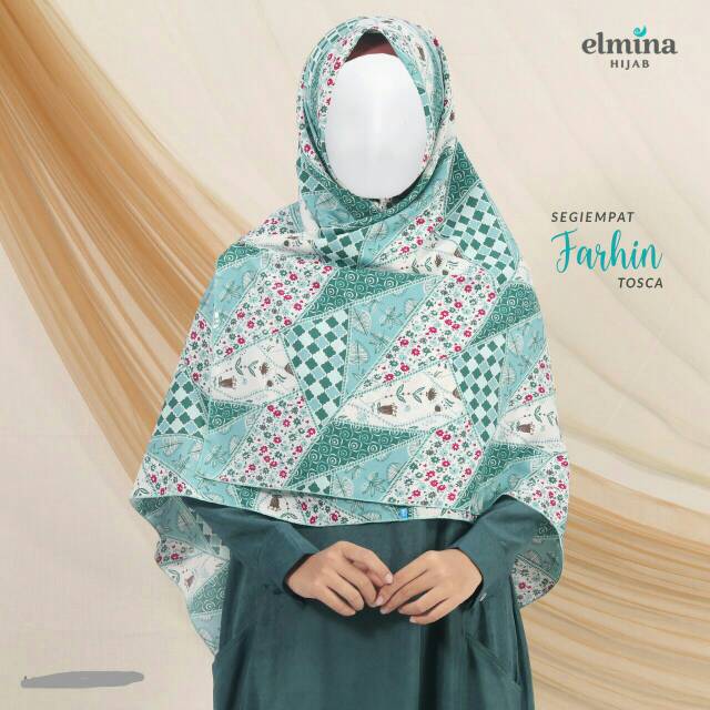 Jilbab segi empat new kaira farhin by elmina hijab