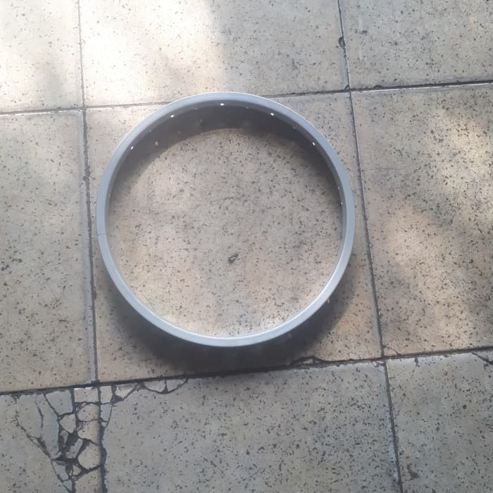 velg sepeda 18 aloy silver 28L
