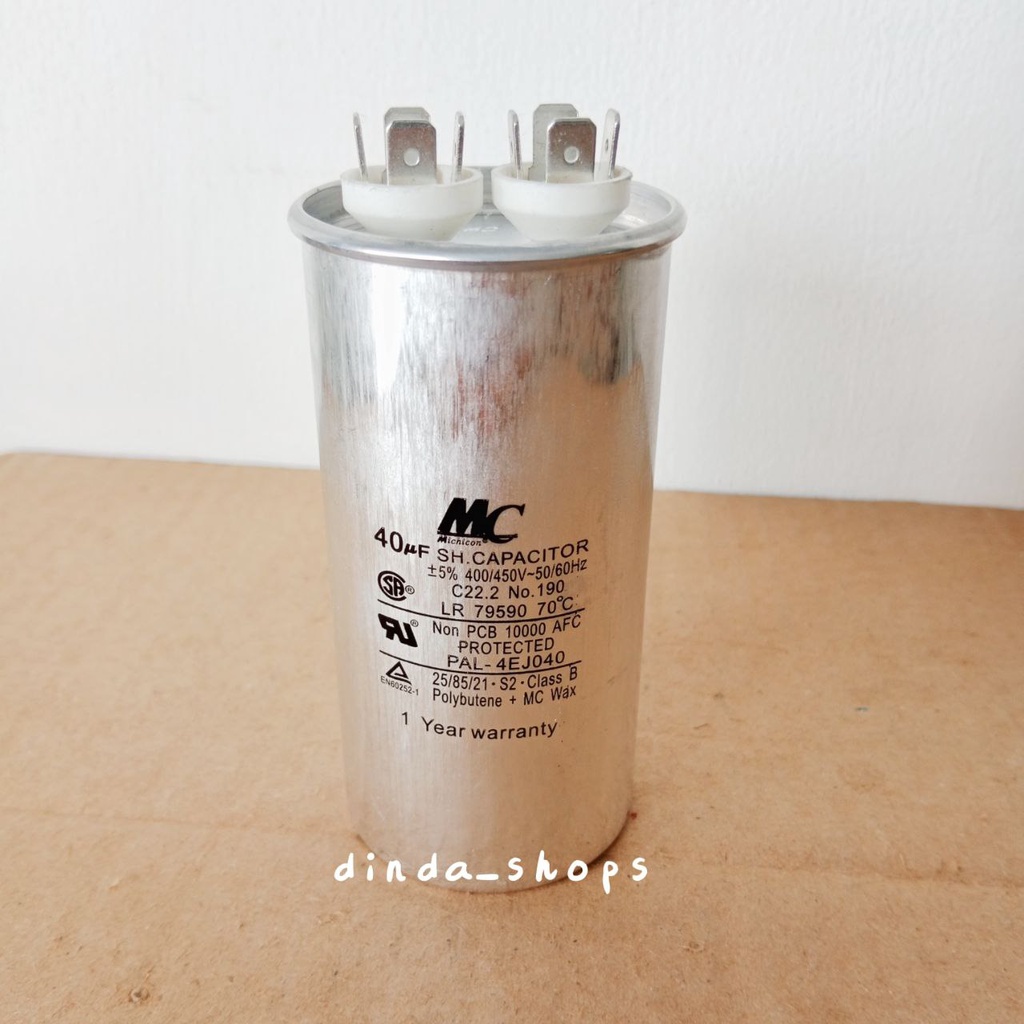 KAPASITOR AC / CAPACITOR AC 40 MIKRO / 40 uF (MERK MC)