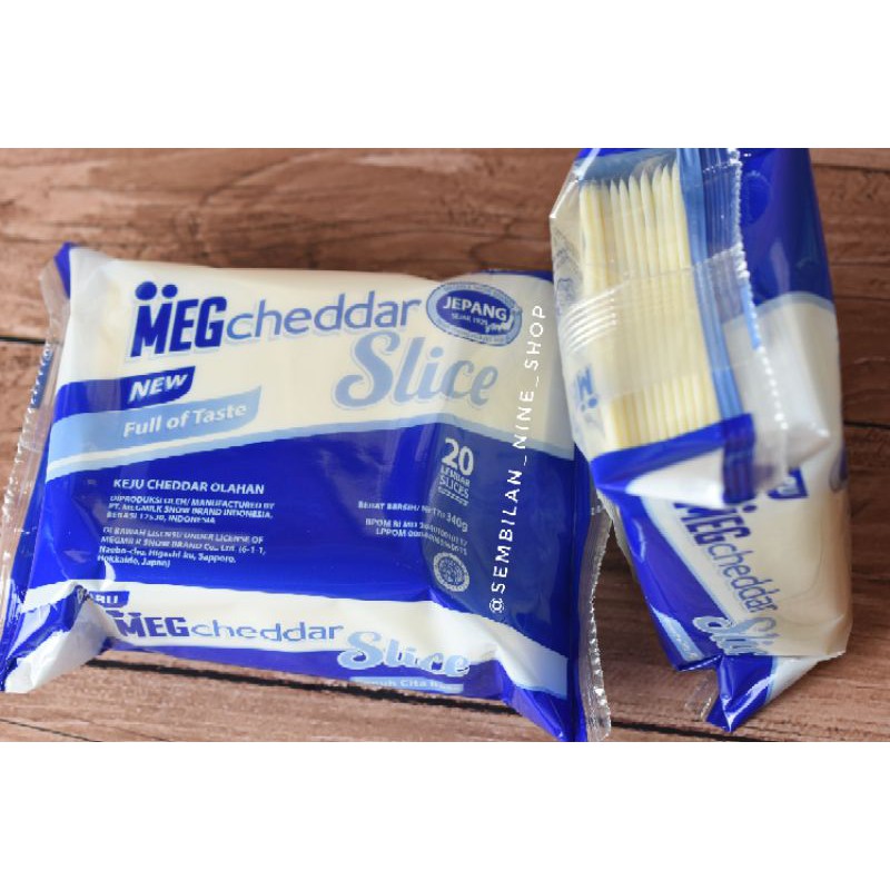 Jual Meg Cheddar Slice Slices Gram Keju Cheddar Cheese Lembar Shopee Indonesia