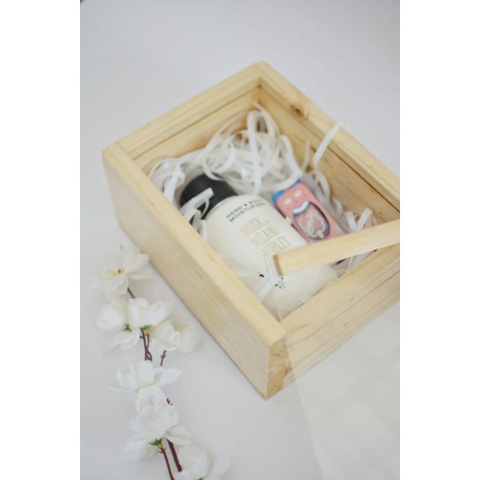 Paket Hampers Box Kotak Kayu