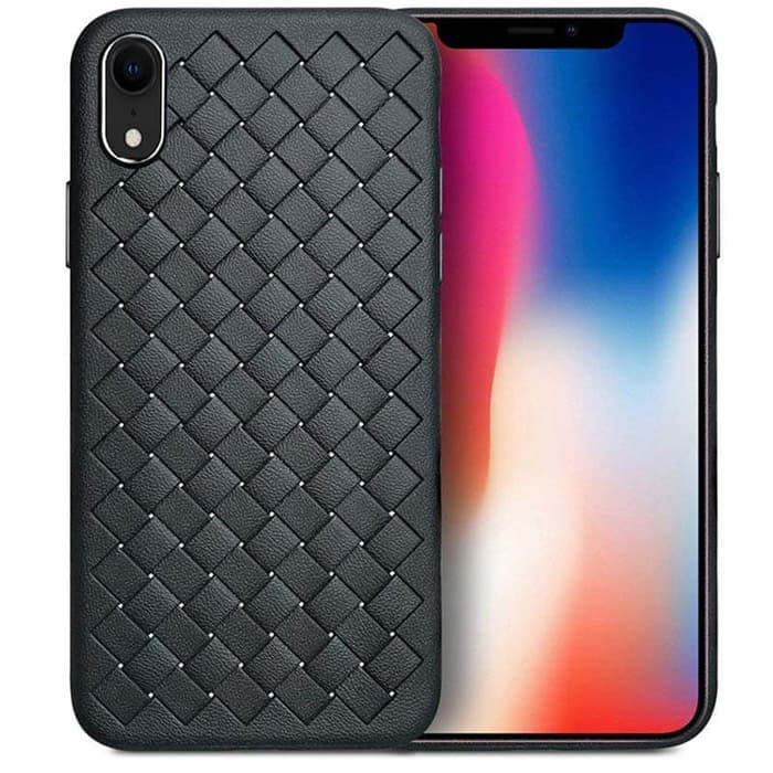 Soft Case Iphone XR Casing Cover HP Original Premium Woven Silicone