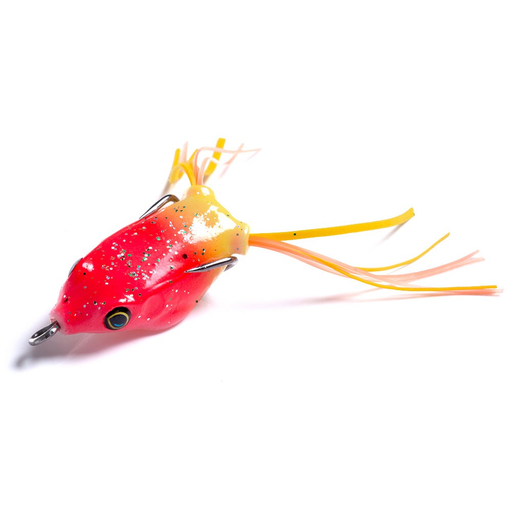 Hengjia 1pc Umpan Pancing Soft Bait Bentuk Katak Ukuran Fishing Lure 4cm/4.8g New Small Soft Thunder Frog Lure Casting Mini Thunder Frog Lure Umpan