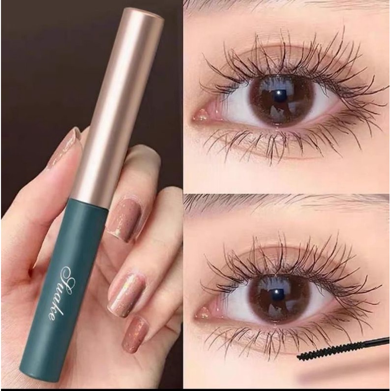 3D Maskara Microcara Thin Mascara Kosmetik Mata Pelentik Bulu Mata Make Up Makeup