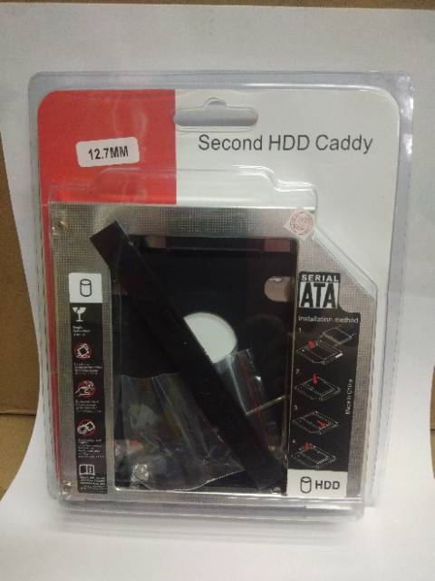 Caddy Harddisk &amp; SSD 12,7mm Alluminium