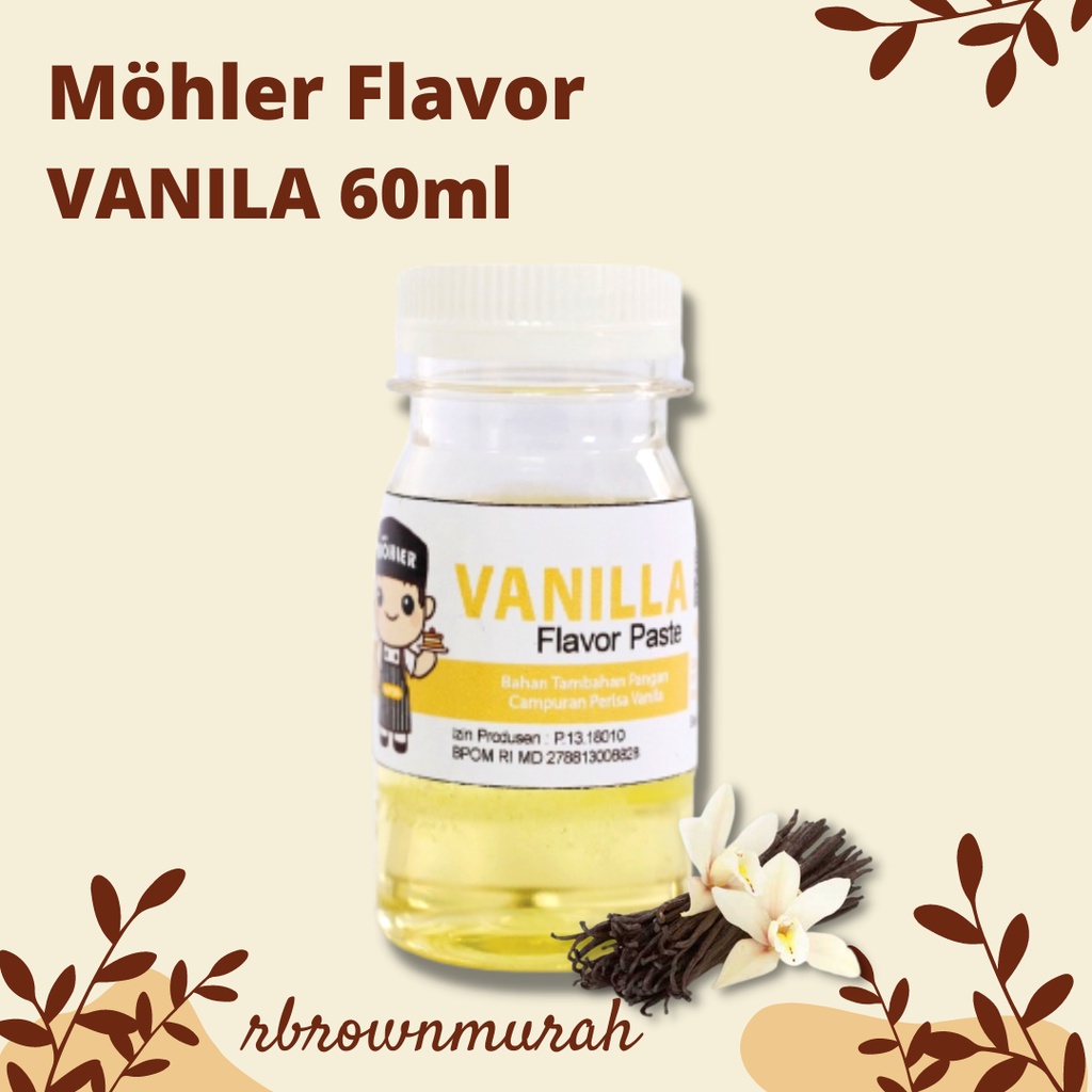 

PROMO STOK TERBARU!!! rbrownmurah✅ MOHLER Pasta perisa pewarna VANILA / es VANILA / Möhler Flavor Paste VANILA- Pasta Perisa & Pewarna es vanila late 60Gr / Pasta perisa pewarna cake VANILA / Dapat diaplikasikan pada Bakery, Confectioneries, Candies