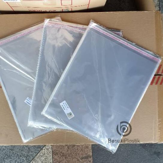 

♀170() Plastik OPP 30x37 - Plastik Baju - Plastik Kemeja - Plastik Bungkus Kemeja ♀170()