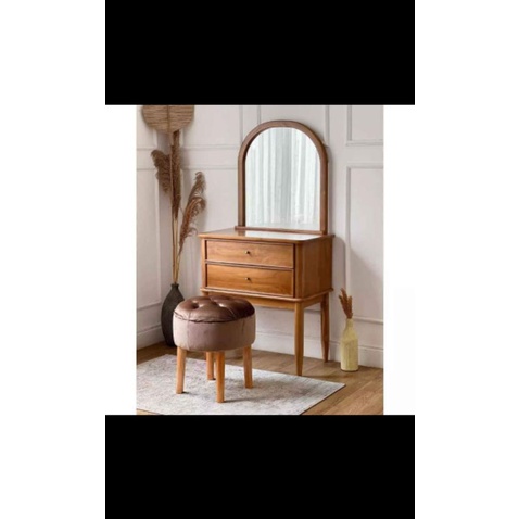 Meja Rias Retro / Meja rias / meja makeup / tolet / Rias / kayu jati