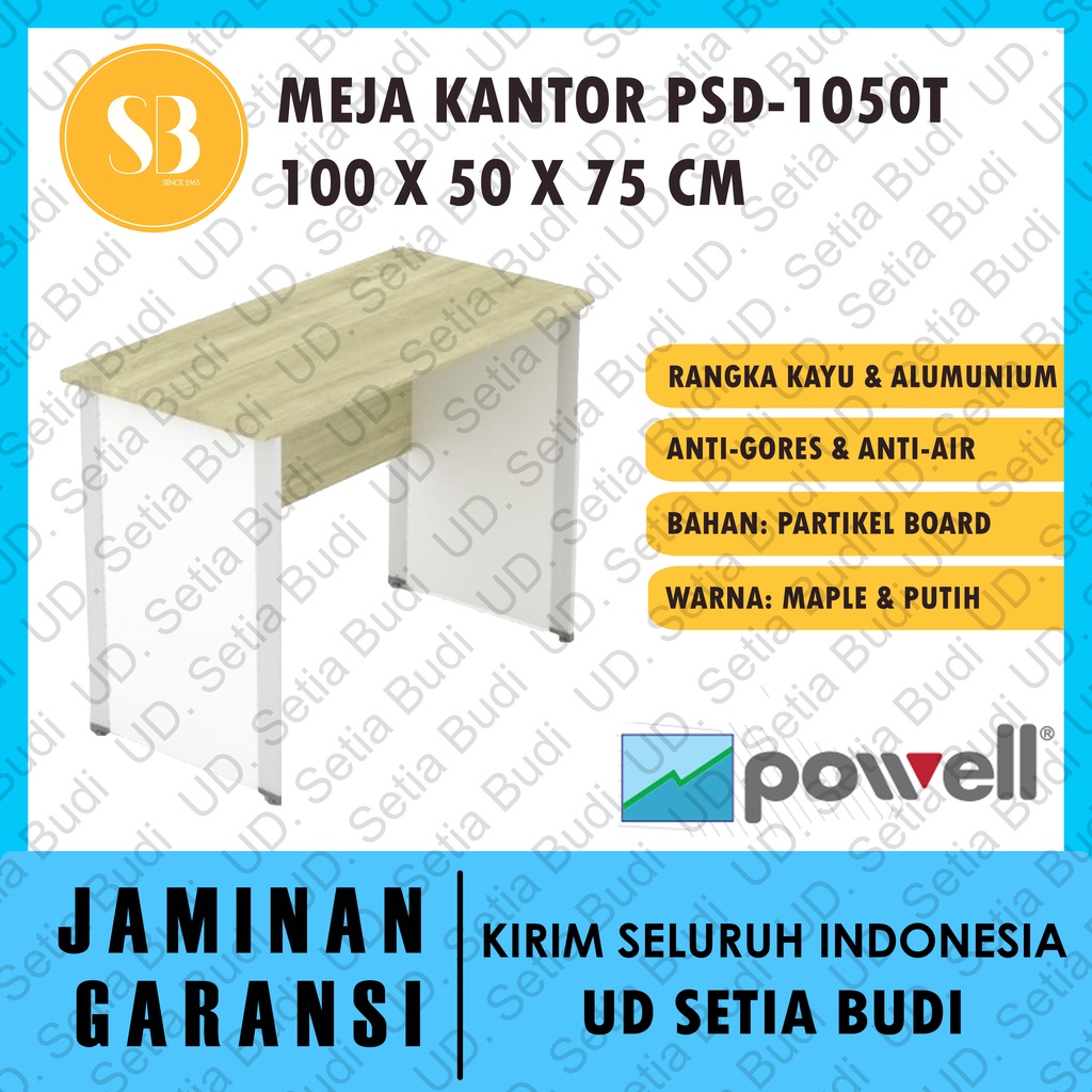 Meja Kantor / Kerja Powell Two PSD  1050T