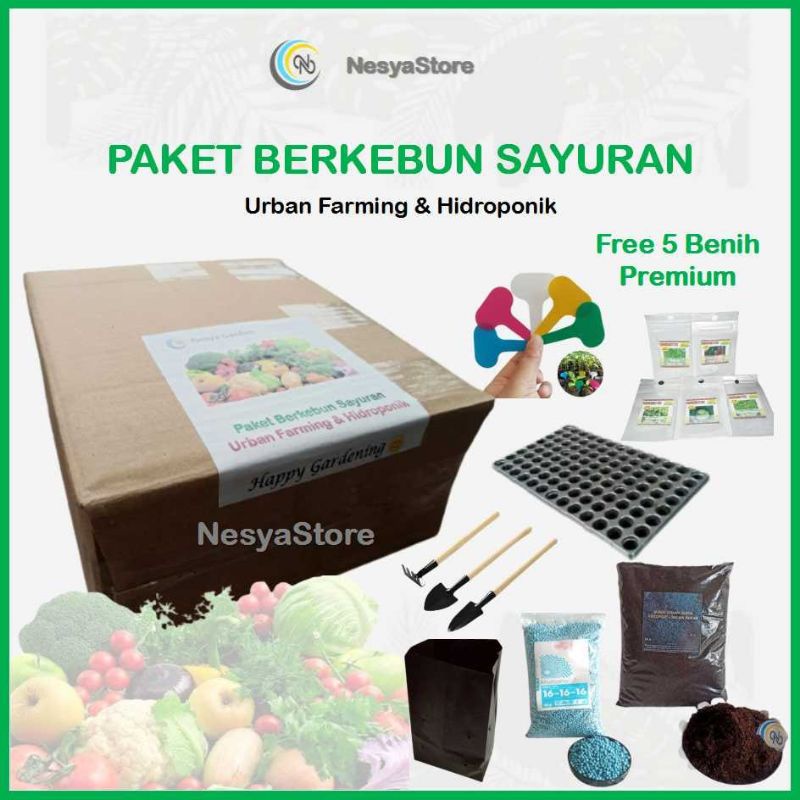 Paket Berkebun Rumahan Gardening Kit