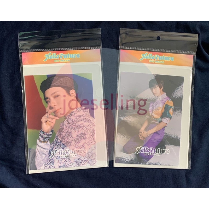 POSTCARD + HOLOGRAM PHOTOCARD SET HELLO FUTURE JENO HAECHAN