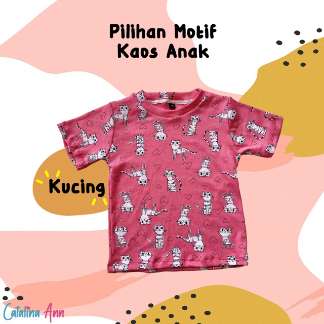 Kaos Anak Motif