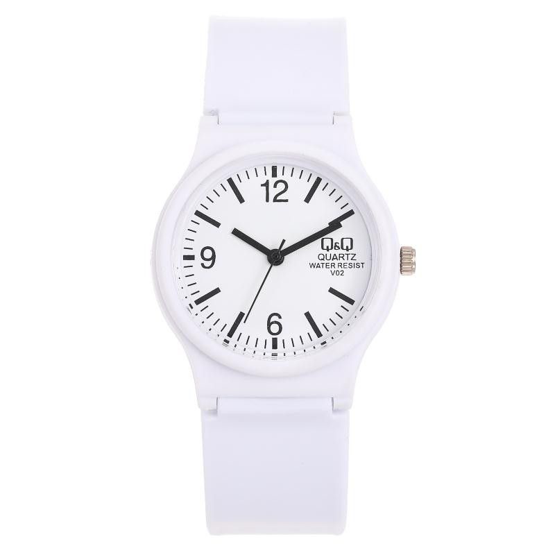 JAM TANGAN WANITA ANTI AIR JAM CEWEK WARNA-Putih