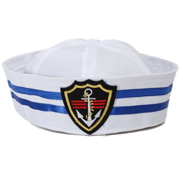 model topi sailor Navy pelaut kapten pirates bajak laut