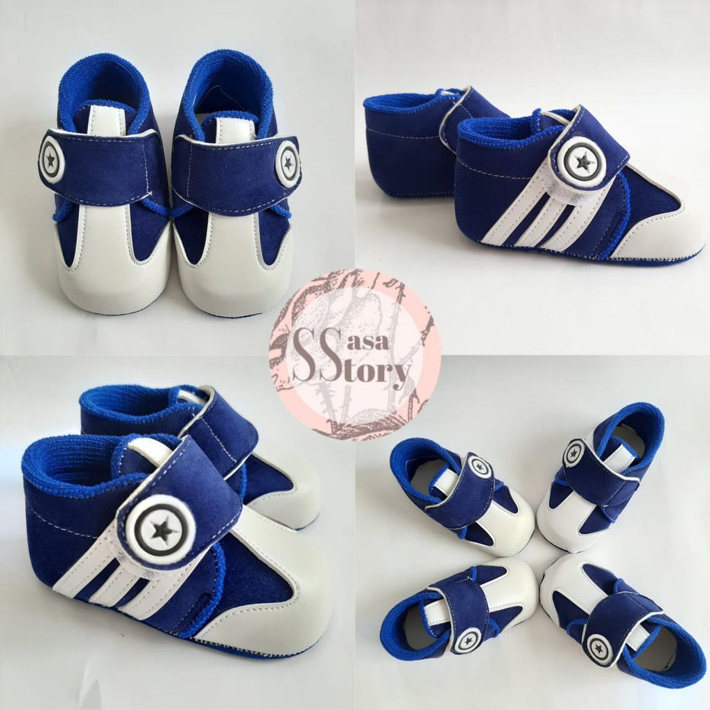 SEPATU PREWALKER BABY BAYI UNESEX BLUDRU WARNA-WARNI GP01