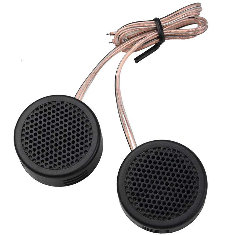 Tiaoping Speaker Mini Dome Tweeter Mobil HiFi 500W 2 PCS - TP-005A-Hitam