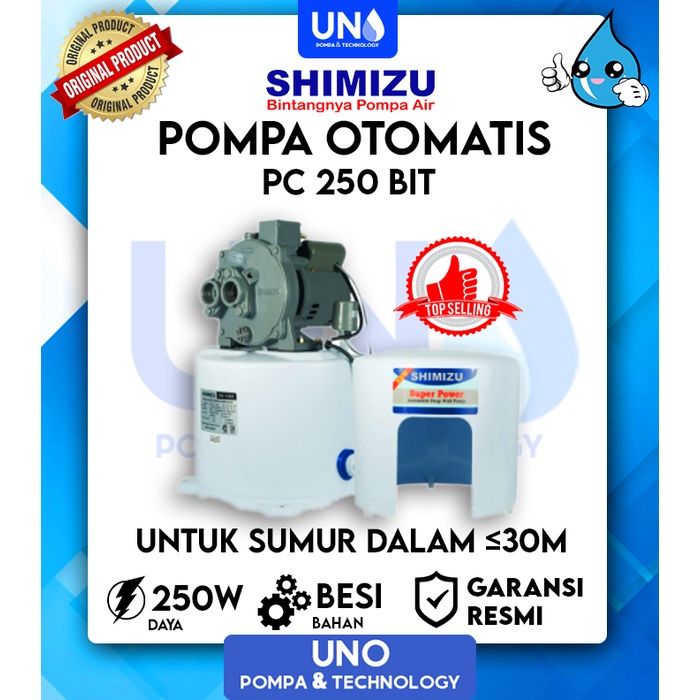 Pompa air Shimizu Jet Pump PC 250 BIT / PC250BIT