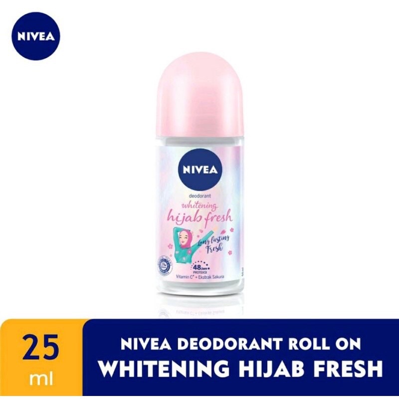 Nivea deodorant roll on hijab fresh 25 ml