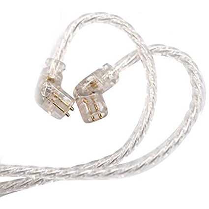 Kabel KZ OFC Copper / SIlver KZ Cable with Mic for ZSN Pro ZS3 ZS5 ZSA ZS10 PRO X ZST ZST X ZST PRO ZS4 ZS3 ZS3E CCA CRA TRN MT1 TRN ST1 M10 CCA CA4 CCA C12 ZSX