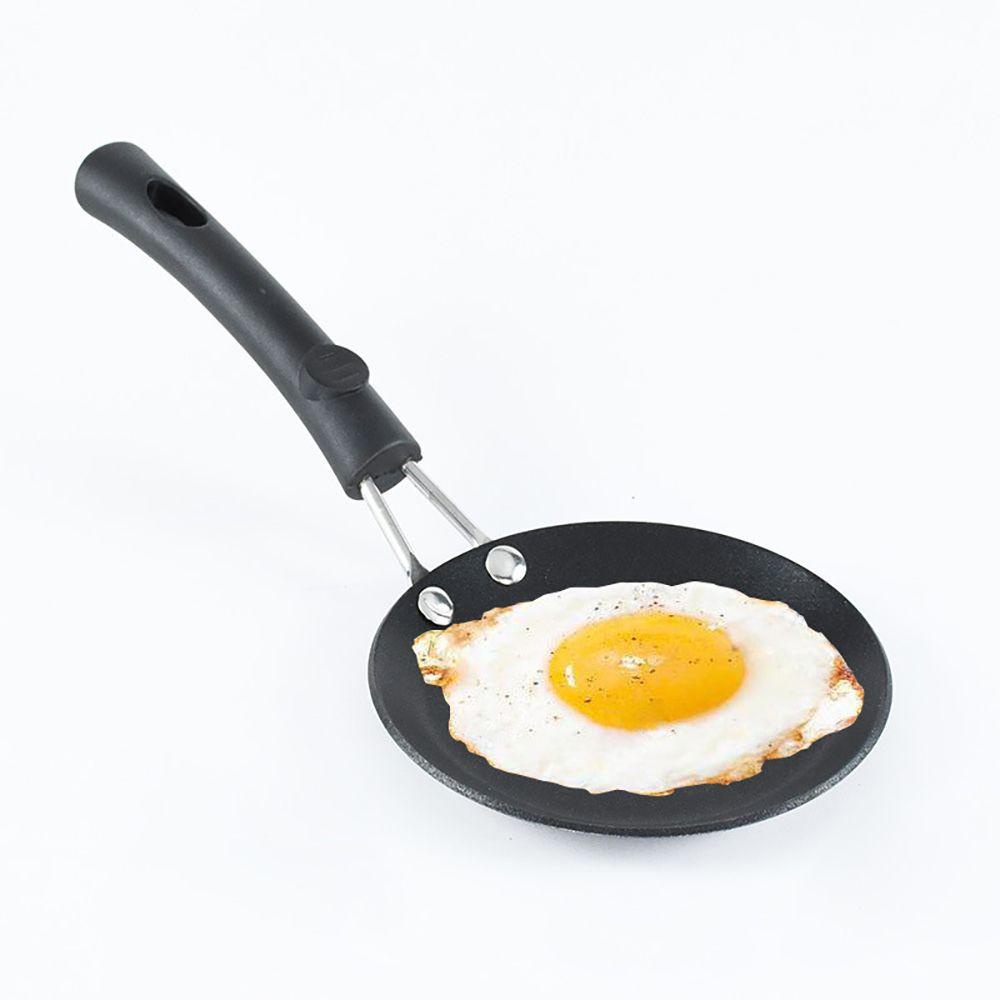 Solighter Mini Fry Pan Camping Hiking Peralatan Masak Kompor Induksi Egg Omelette Non Stick