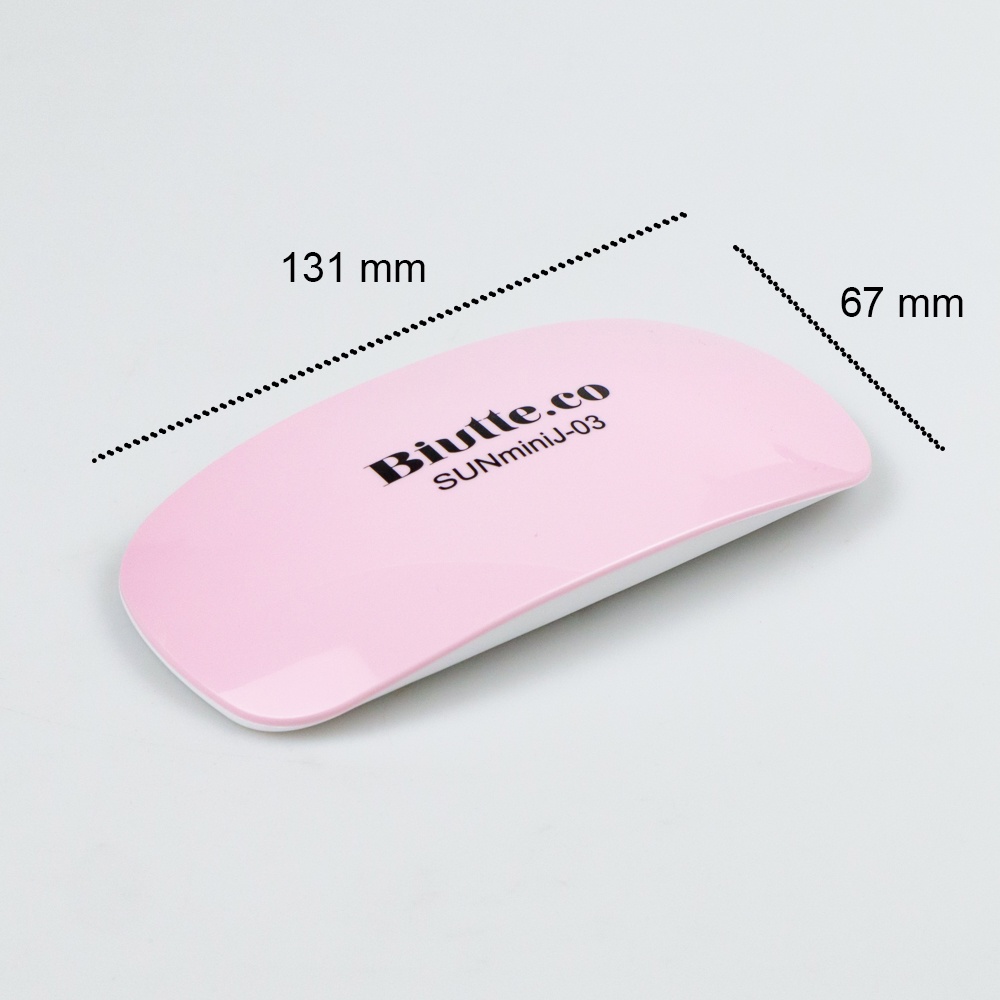 [ TOSERBA_EMAK ] - Biutte.co Pengering Kutek Kuku UV LED Nail Dryer 6W - J-03 - Pink