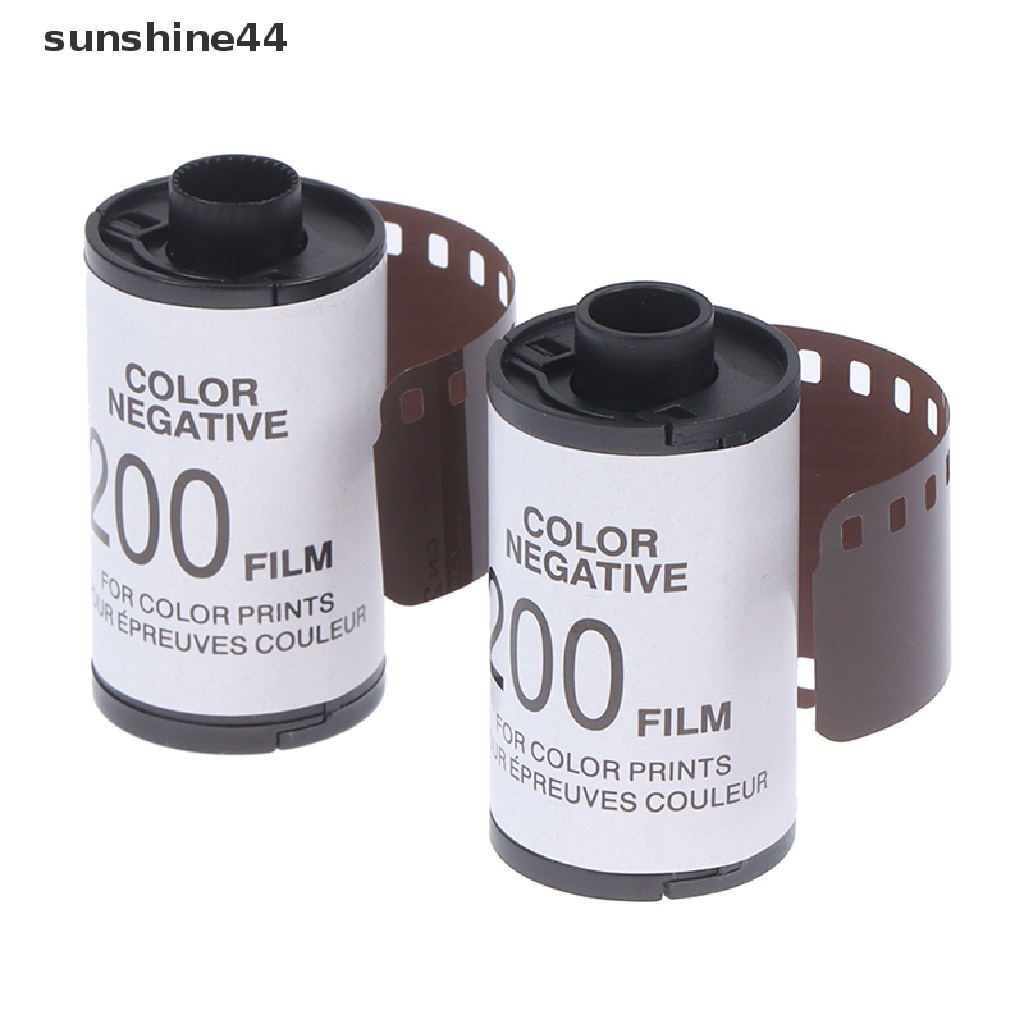 Sunshine 8Pcs Film Negatif Warna-Warni 35MM ISO SO200 Tipe 135