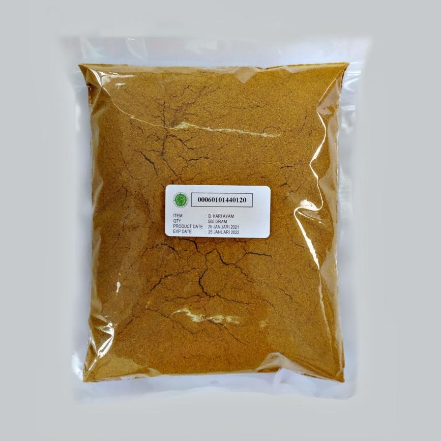 

[KODE PRODUK 66SGE9334] Kari Ayam Bubuk 500 gr Pure Asli 100%