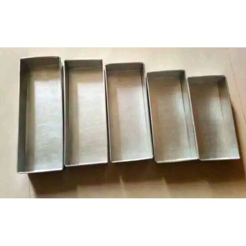Loyang brownies ukuran 20,22,24,26,28 lebar 10 tinggi 4 bahan galvalum almunium murah