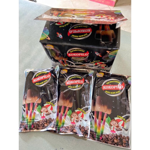 Permen Kokopilo Stick Light Lolipop isi 20 Pcs ecer 1500an (Best Seller Ada Lampunya)