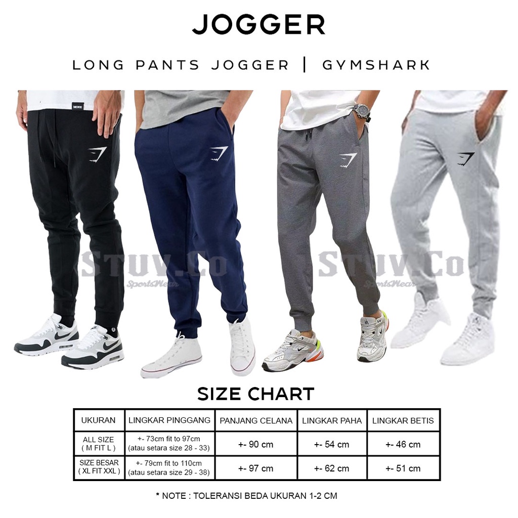 CELANA JOGGER PANTS BABYTERRY SWEATPANTS GYM FITNESS JOGGING LATIHAN OLAHRAGA PRIA WANITA