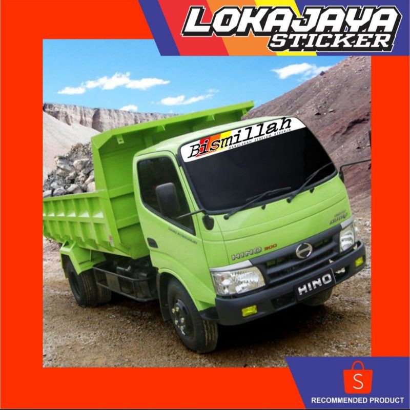 STICKER CUTTING BISMILLAH TRUCK
